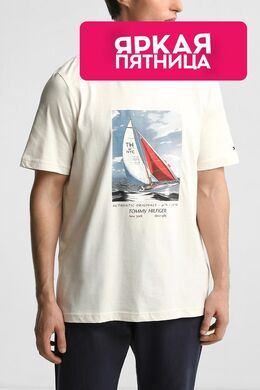 Tommy Hilfiger: Хлопковая футболка 