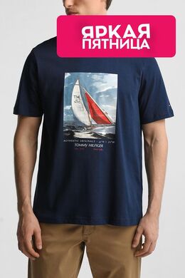 Tommy Hilfiger: Хлопковая футболка 