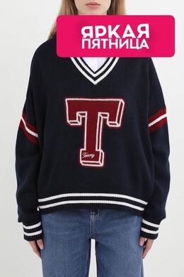 Tommy Jeans: Свитер с принтом 