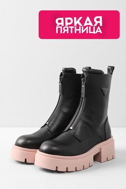 Guess: Чёрные ботинки 