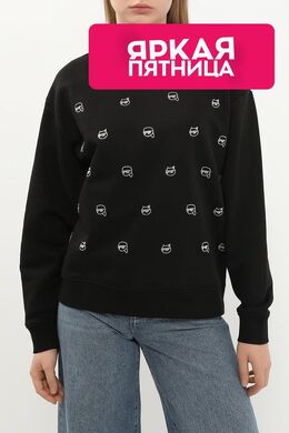 Karl Lagerfeld: Хлопковый свитшот 