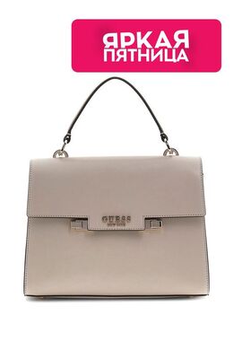 Guess: Коричневая сумка 