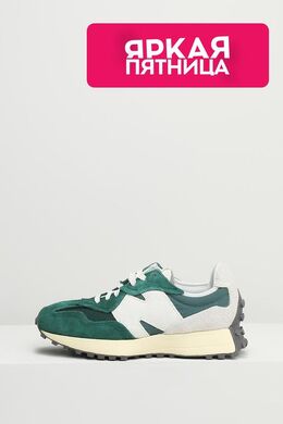 NEW BALANCE: Зелёные кроссовки  327