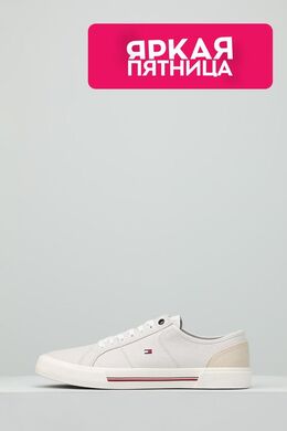 Tommy Hilfiger: Бежевые кеды 