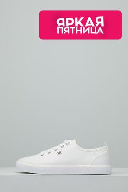 Tommy Hilfiger: Белые кеды 