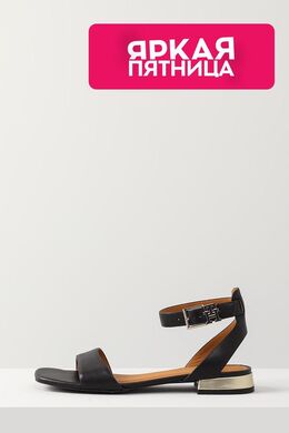 Tommy Hilfiger: Чёрные сандалии 