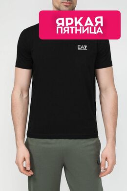 Ea7: Хлопковая футболка 