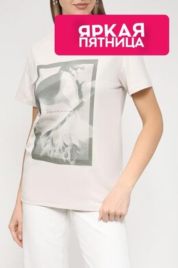 Calvin Klein: Хлопковая футболка 
