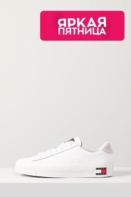 Tommy Hilfiger: Белые кеды 