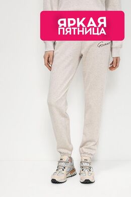 Guess: Бежевые брюки 