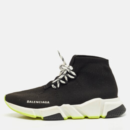 Balenciaga: Чёрные кроссовки  Speed Trainer