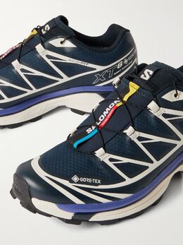 Salomon: Синие кроссовки 