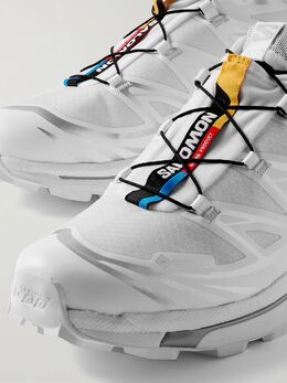 Salomon: Белые кроссовки 