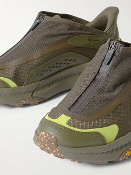 HOKA: Зелёные кроссовки 