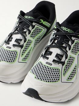 HOKA: Зелёные кроссовки 