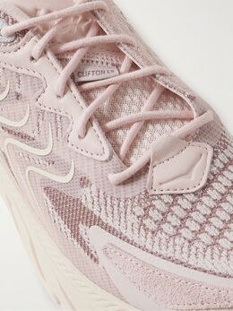 HOKA: Розовые кроссовки 