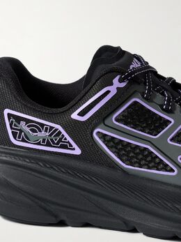 HOKA: Чёрные кроссовки 