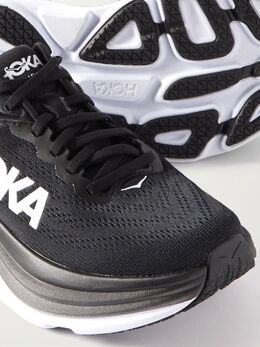 HOKA: Чёрные кроссовки 