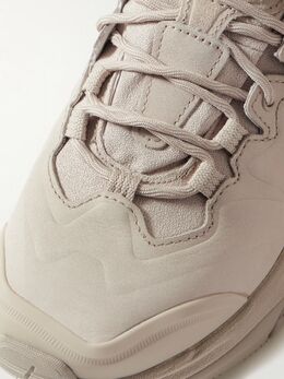 HOKA: Бежевые кроссовки 