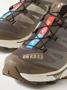 Salomon: Коричневые кроссовки 