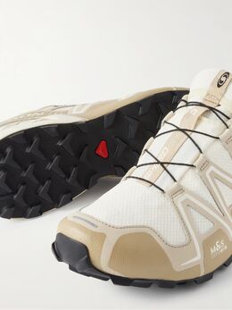 Salomon: Бежевые кроссовки 