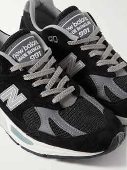 New Balance: Чёрные кроссовки 