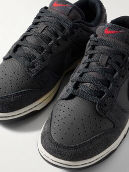 Nike: Чёрные кроссовки  Dunk Low PRM