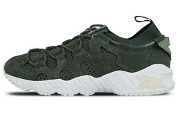 Asics: Зелёные кроссовки  Gel