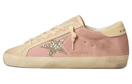 Golden Goose: Розовые кроссовки  Super Star