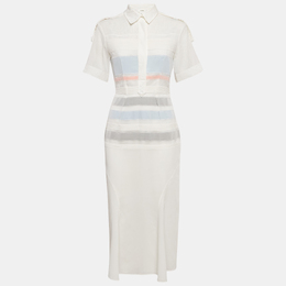 Sportmax: Белое платье 