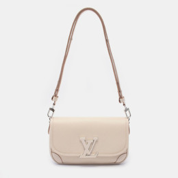 Louis Vuitton: Бежевая сумка  Épi