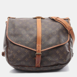 Louis Vuitton: Коричневая сумка 