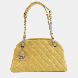 Chanel: Жёлтая сумка 