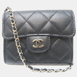 Chanel: Чёрный картхолдер 