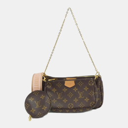 Louis Vuitton: Коричневая сумка  Pochette Accessoires
