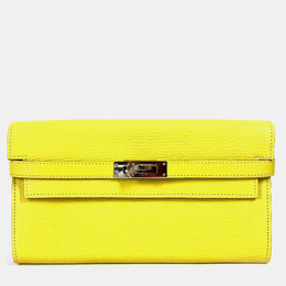 Hermes: Жёлтый кошелёк  Kelly