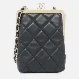 Chanel: Чёрный клатч 