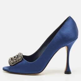 Manolo Blahnik: Синие босоножки 
