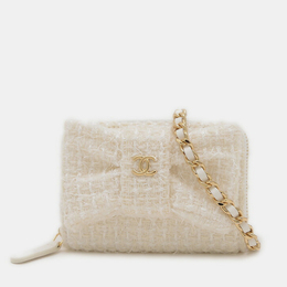 Chanel: Белый кошелёк 