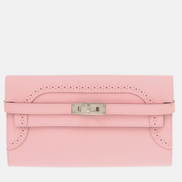 Hermes: Розовый кошелёк  Kelly