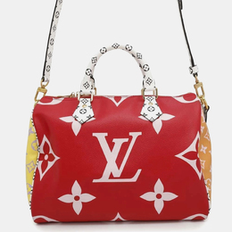 Louis Vuitton: Красная сумка  Speedy