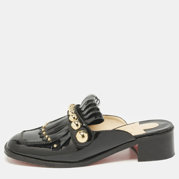 Christian Louboutin: Чёрные сабо 