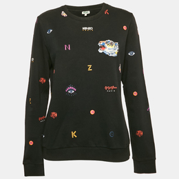 Kenzo: Чёрный свитшот 