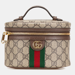 Gucci: Бежевая сумка  GG Supreme