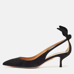 Aquazzura: Чёрные туфли  Bow Tie