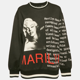 Dolce & Gabbana: Чёрный свитшот  Marilyn Monroe