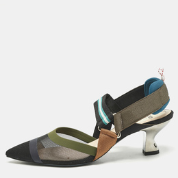 Fendi: Многоцветные туфли  Colibri