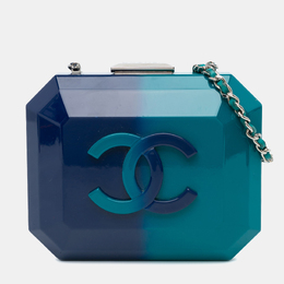 Chanel: Голубой клатч 