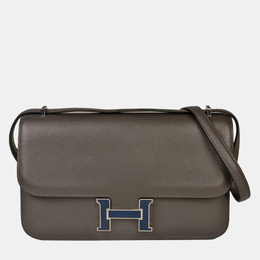 Hermes: Серебристая сумка 