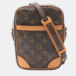 Louis Vuitton: Коричневая сумка 
